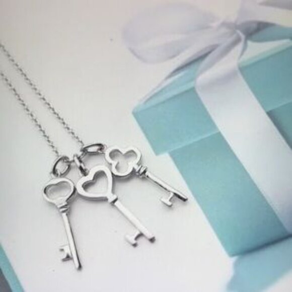 Tiffany & Co. Silver Key Necklace - Picture 5 of 7